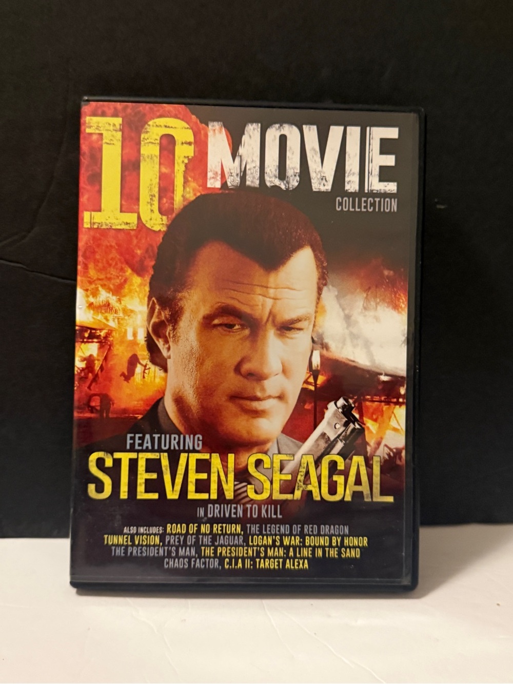 10 Movie Action Collection DVD Steven Seagal Chuck Norris Driven to Kill